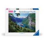 1000 pc Ravensburger Puzzle - Norwegian Fjord 1000 pc Ravensburger Puzzle - Norwegian Fjord